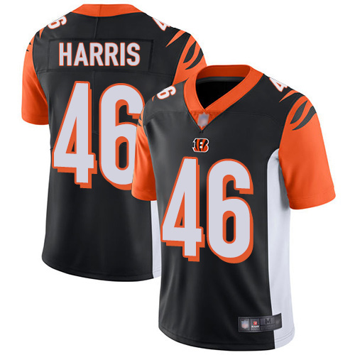 Cincinnati Bengals Limited Black Men Clark Harris Home Jersey NFL Footballl #46 Vapor Untouchable